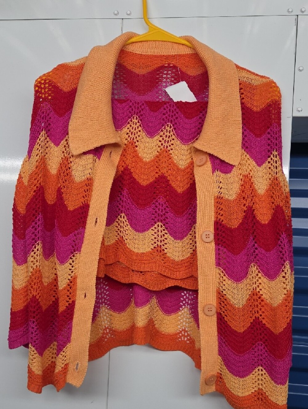 Crochet Knit Skirt Set - Picture 3 of 3